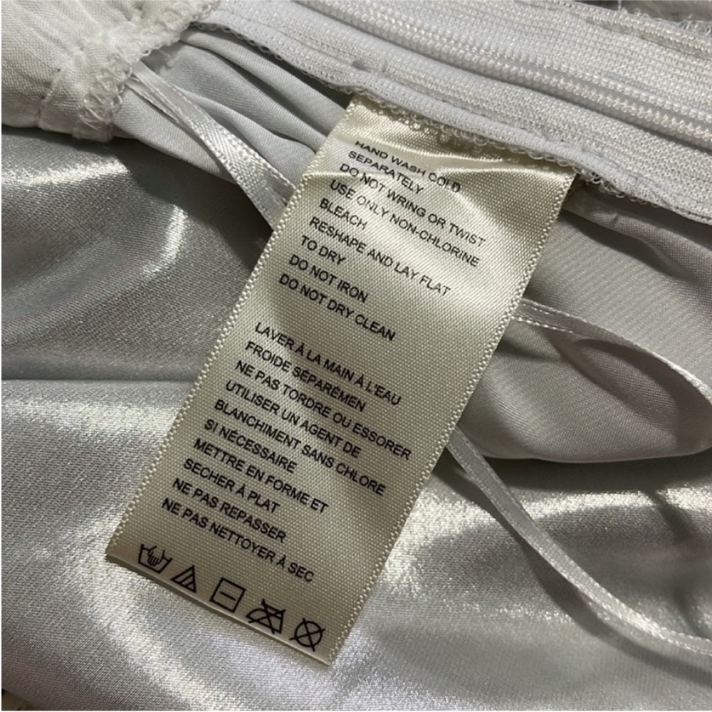 Free People Aster Silver Boho Maxi Skirt Chic Festival Goddess Lace Sz M NWT - Picture 11 of 12